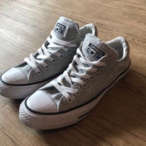 Converse grey low top sneakers